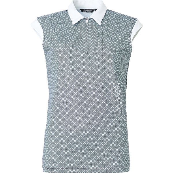 Ladies Lily Sleeveless Polo Shirt - Diamond
