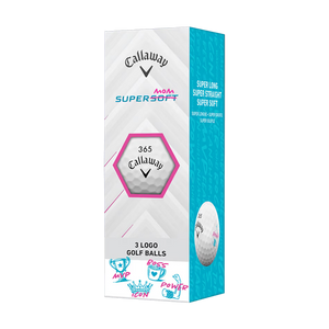 Supersoft Mother's Day Golf Balls - White