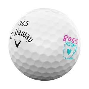 Supersoft Mother's Day Golf Balls - White