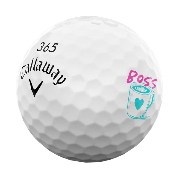 Supersoft Mother's Day Golf Balls - White