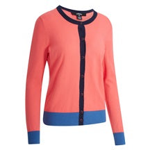 Ladies Sweater Callaway Golf COLOURBLOCK CARDIGAN apricot