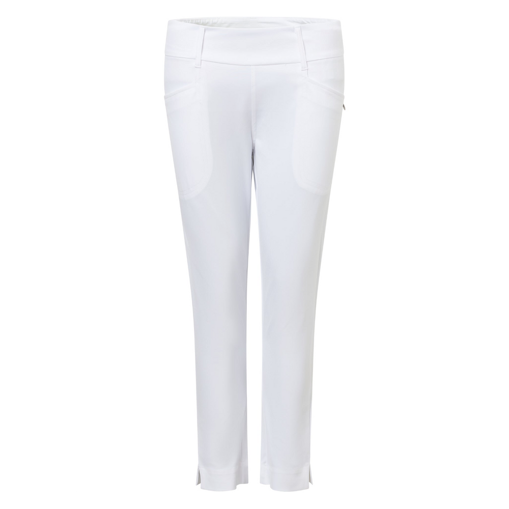 Lds Elite 7/8 Trousers Mid Waist - White