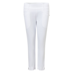 Lds Elite 7/8 Trousers Mid Waist - White