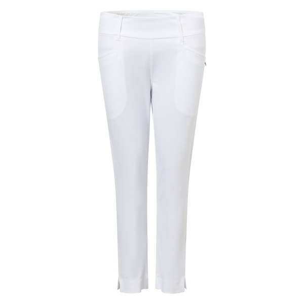 Lds Elite 7/8 Trousers Mid Waist - White