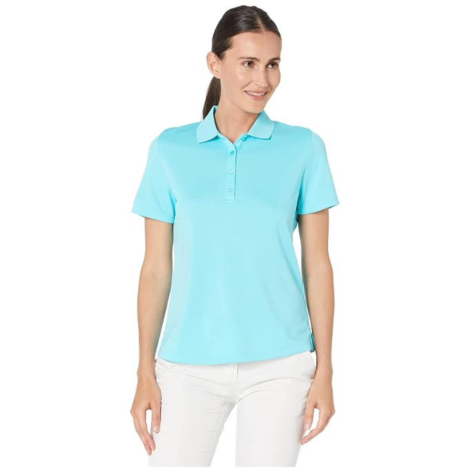 Women's Blue Curacao Performance Short Sleeve