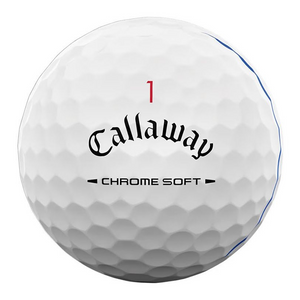 Chrome Soft Triple Track Golf Balls - White