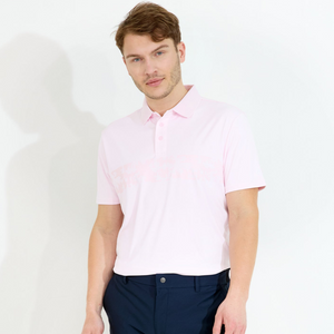 Mens Hosel Drycool Polo - Lt.Pink