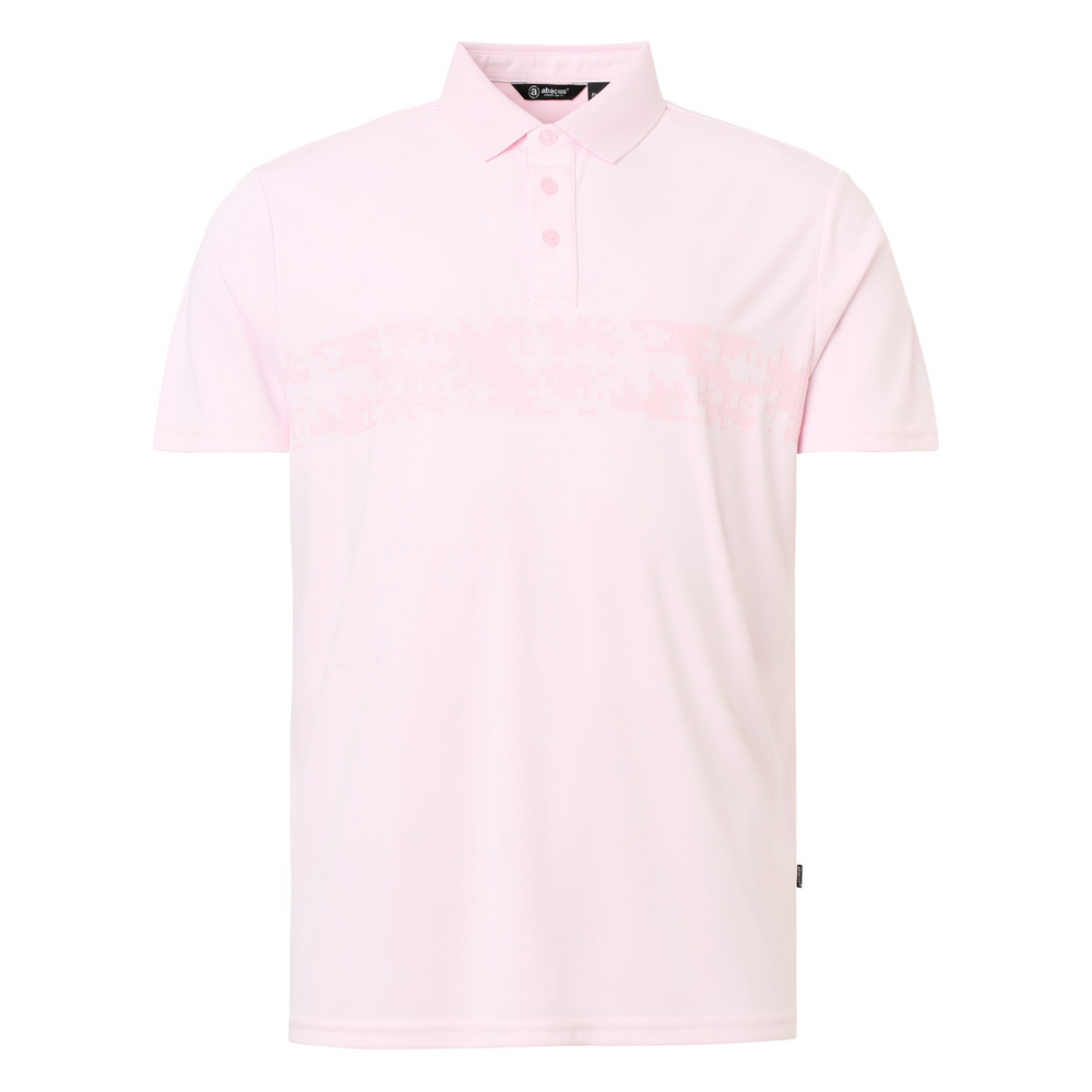 Mens Hosel Drycool Polo - Lt.Pink