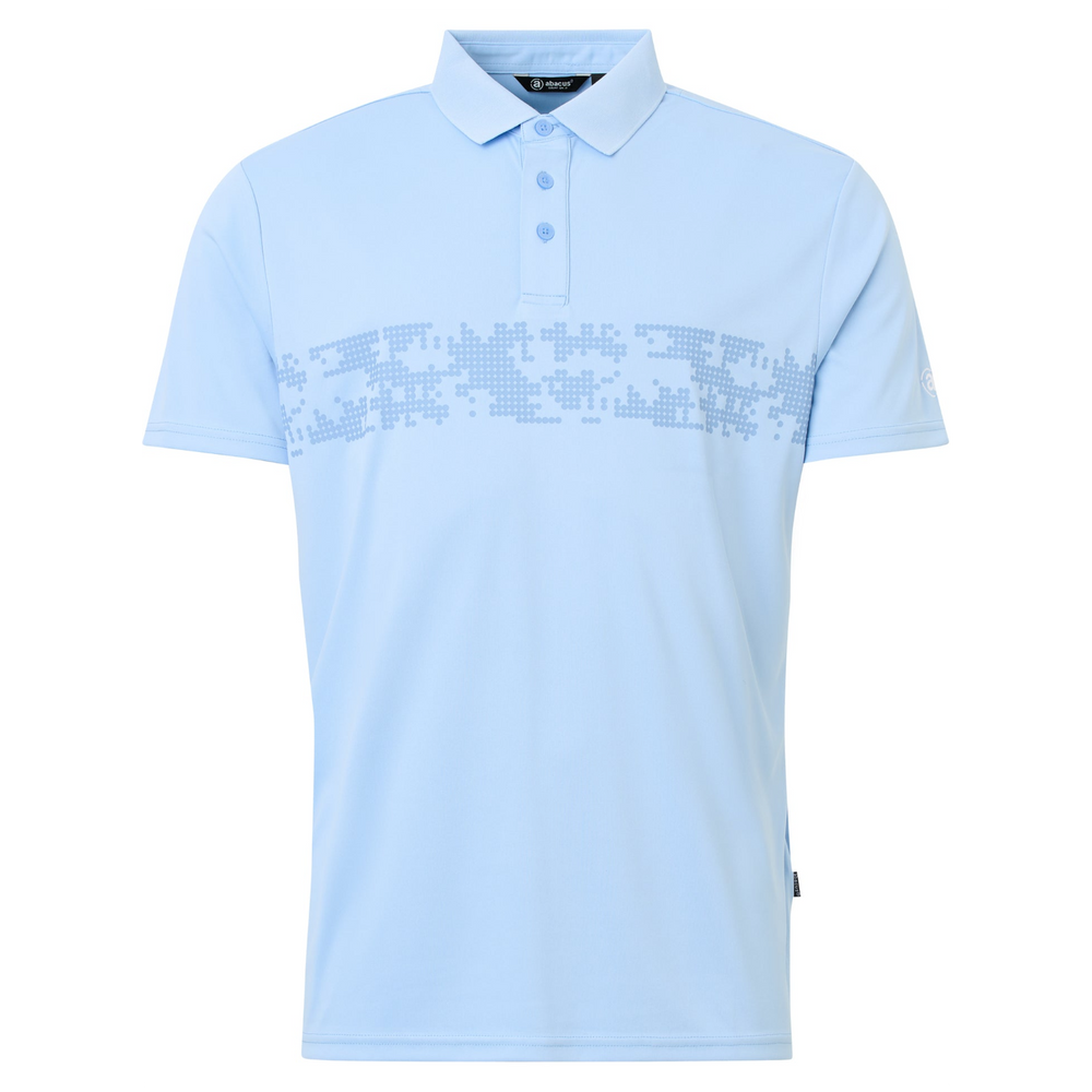 Mens Hosel Drycool Polo - Ice Blue