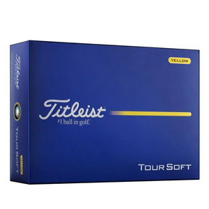 Tour Soft Golf Balls - Yellow