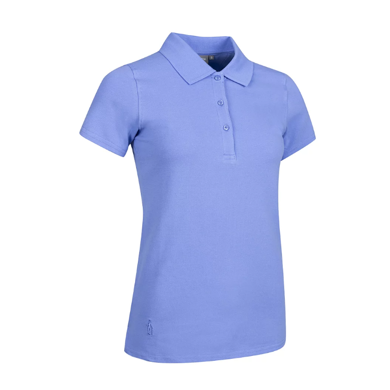 Ladies Sophie Cotton Pique Polo Shirt Light Blue