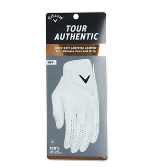 Callaway Golf White Tour Authentic Glove (Left Hand) - S