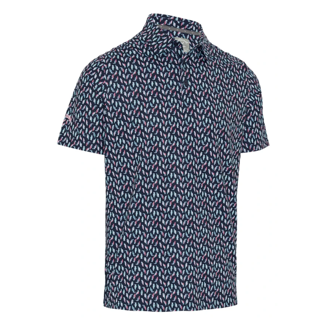 Callaway Golf All Over Birdie Polo Shirt CGKSE096 - Peacoat