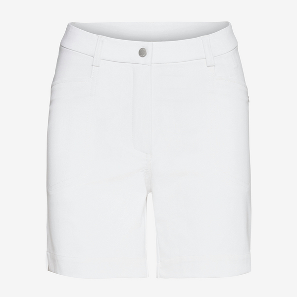 Lds Grace High Waist Shorts 45cm- White