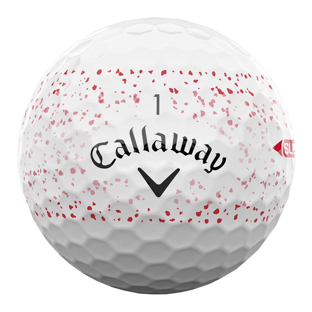 Supersoft Red Splatter Golf Balls