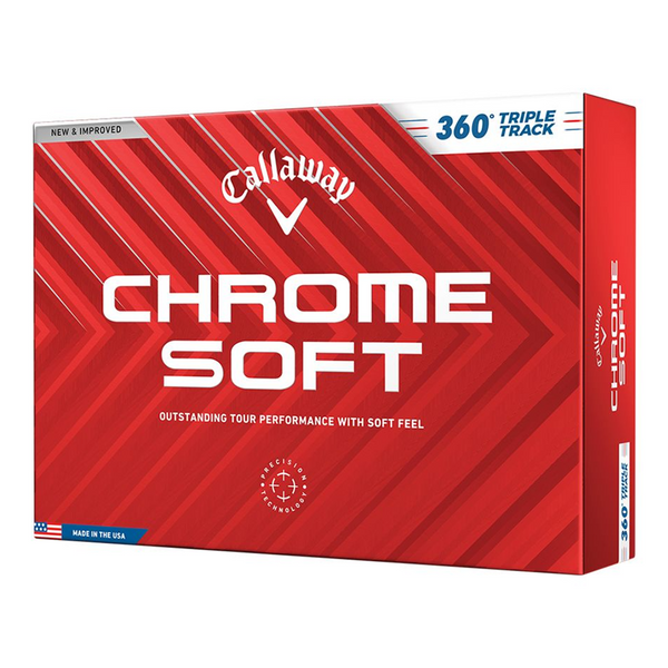 Chrome Soft 360 Triple Track Golf Balls