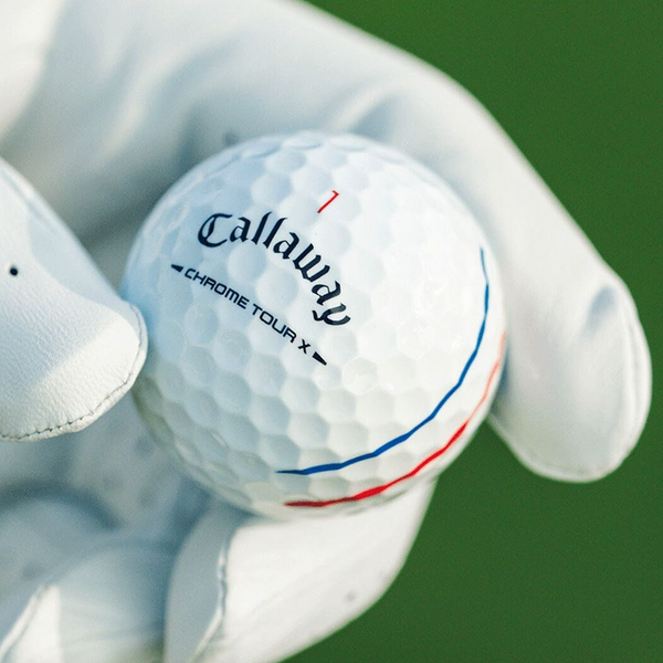 Chrome Tour X Triple Track Golf Balls - White