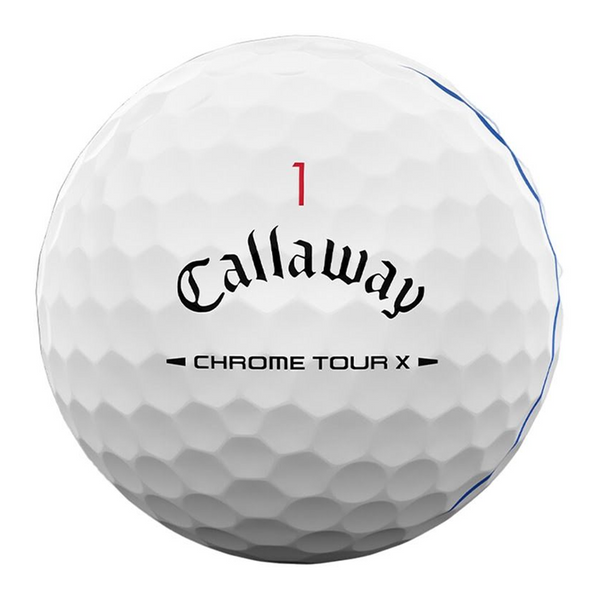 Chrome Tour X Triple Track Golf Balls - White