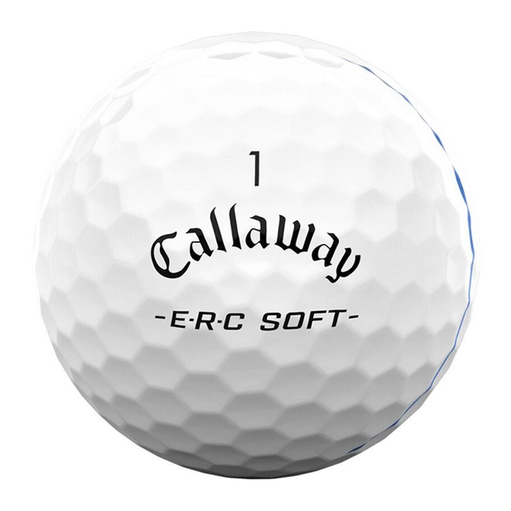 ERC Soft Triple Track Golf Balls - White