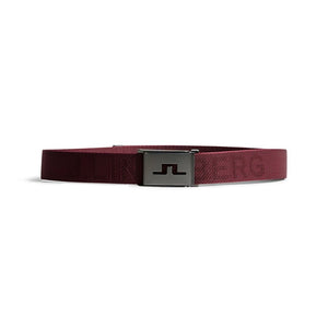 Roy Logo Webbing Belt Cabrnet 90