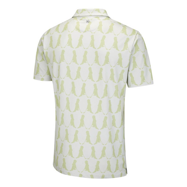 Mr. PING Printed Men's Polo Shirt - Limelight Multi