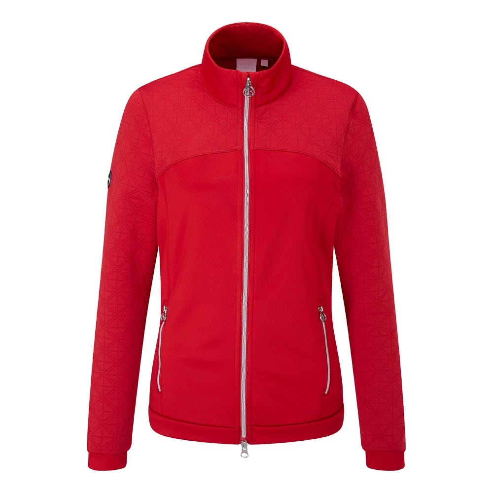 Carolina Ladies Full Zip Fleece Jacket - Poinsetta