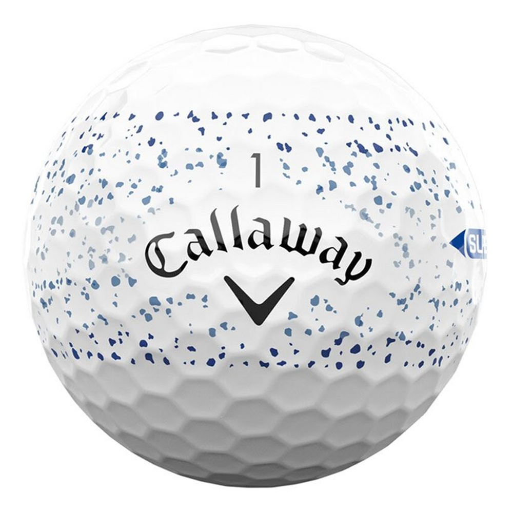 Supersoft Blue Splatter Golf Balls 2025